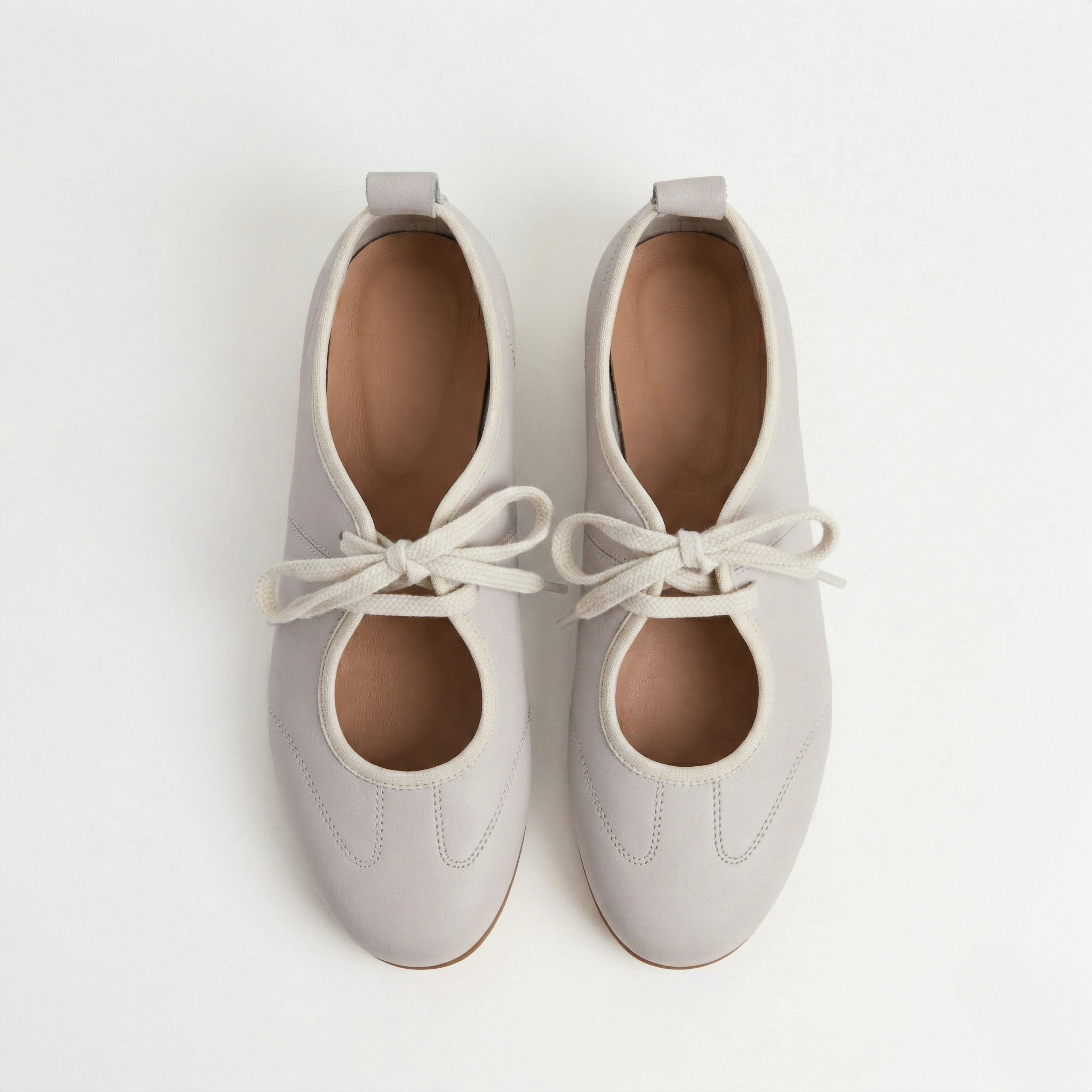 La bailarina de cordones minimalista blanca Dual Stride
