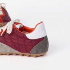 The Dual Stride Women's Casual Dark Red Sneakers