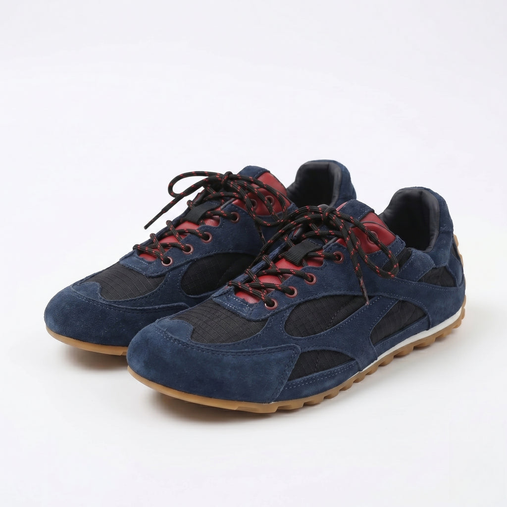 The Dual Stride Women's Dark Blue Casual Sneakers