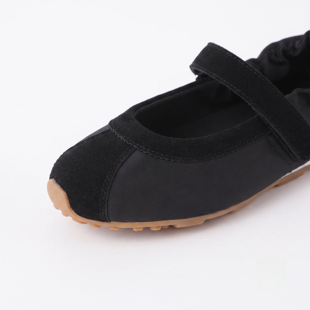 The Dual Stride Black Mary Jane Sneaker Flat