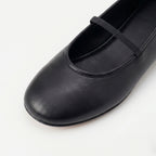 The Dual Stride Black Minimalist Ballet Mary Jane