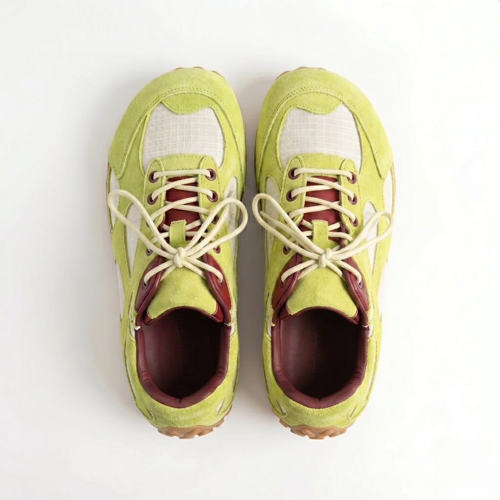 The Dual Stride Women's Light Green Casual Sneakers