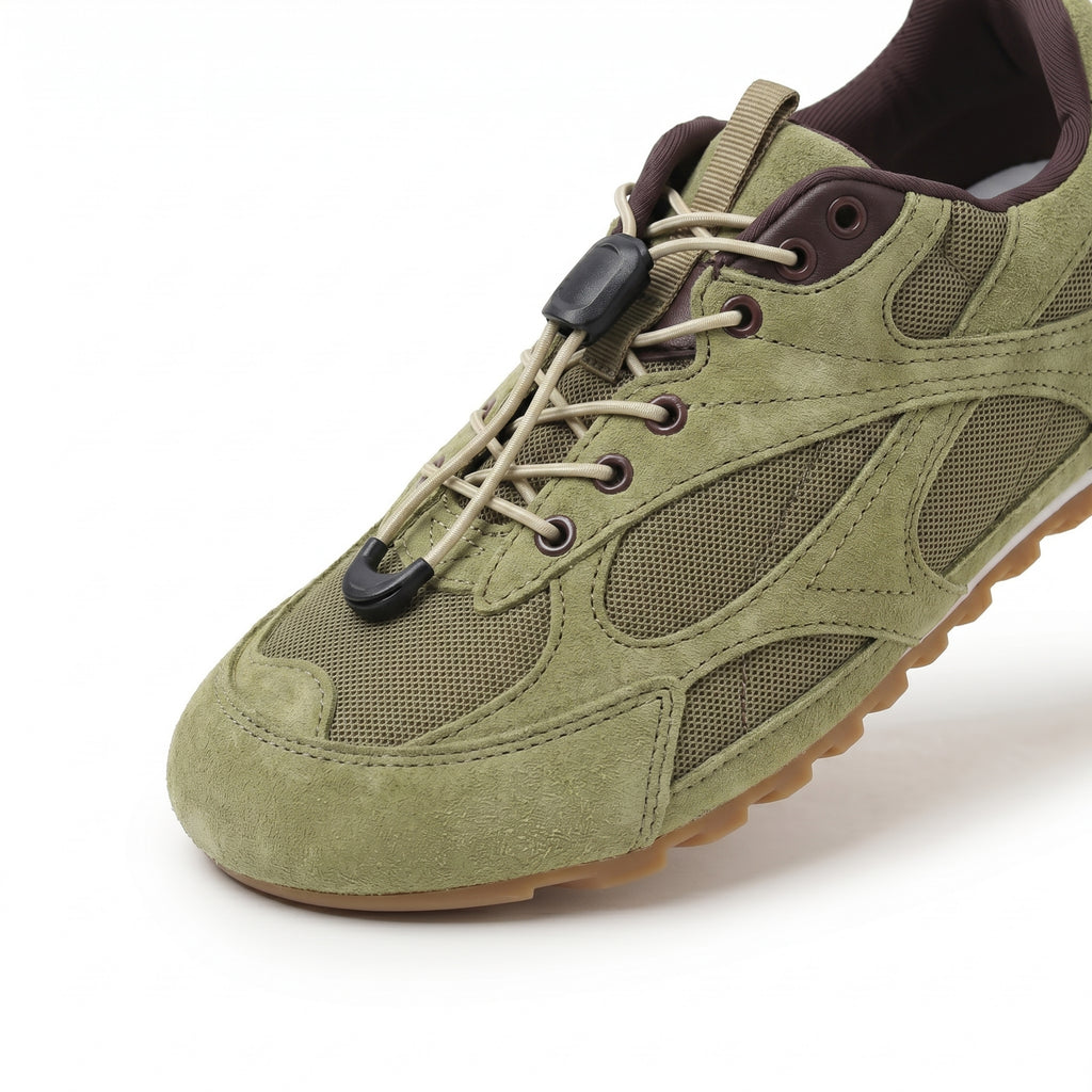 The Dual Stride Women's Oliver Green Casual Sneakers