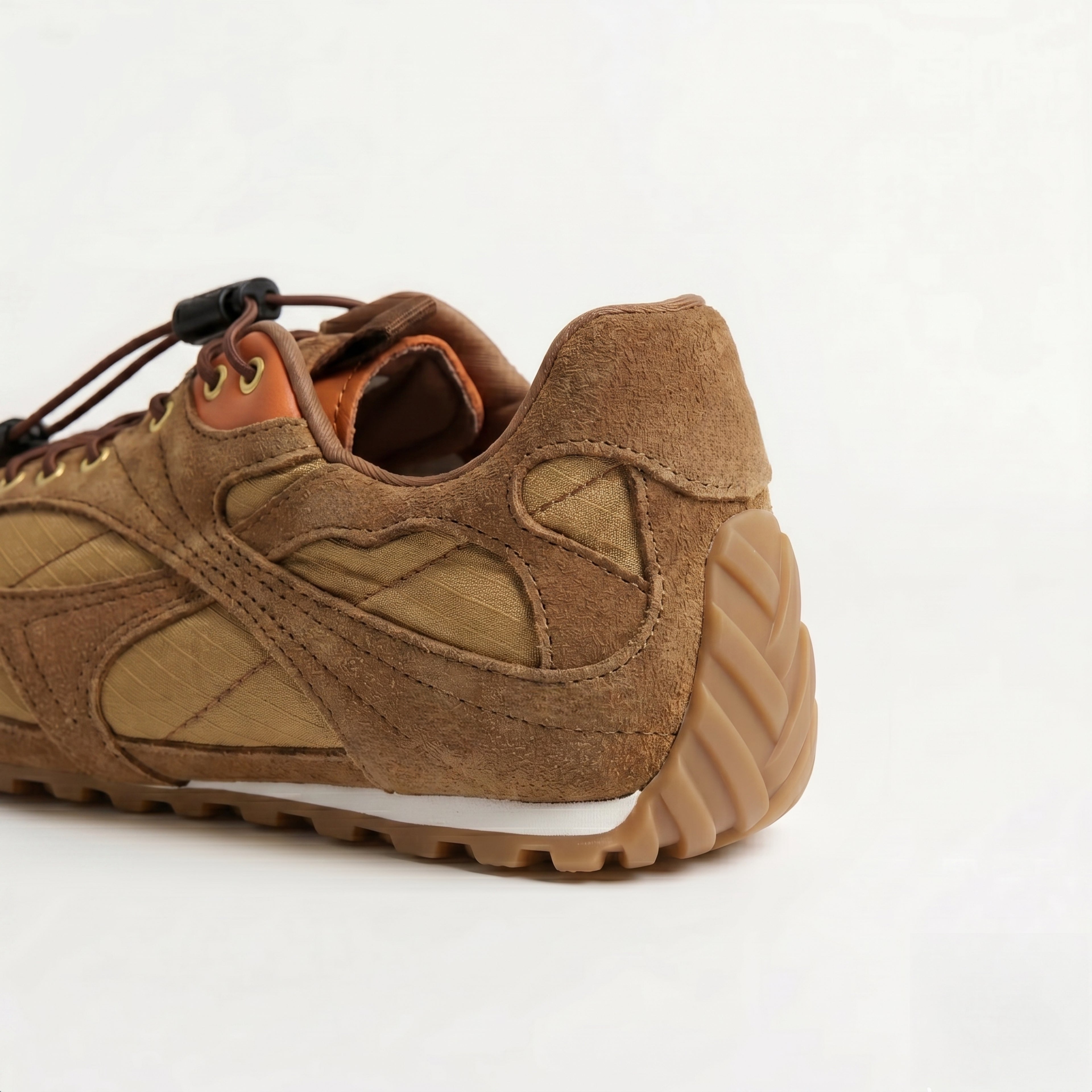 The Dual Stride Women's Brown Casual Sneakers