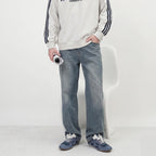 The Dual Stride Men's Blue Suede & Mesh Performance Sneakers