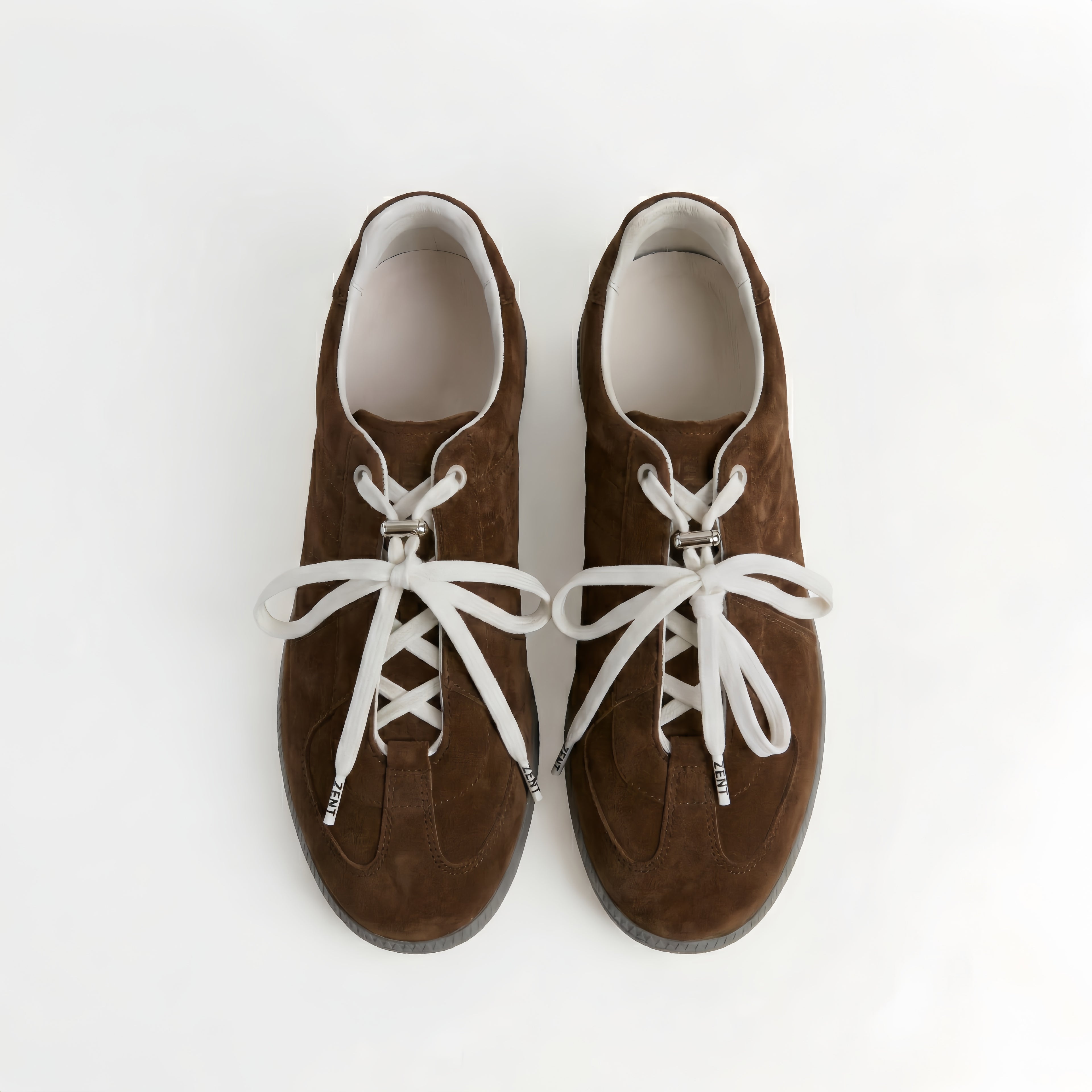 The Dual Stride Men's Brown Suede Sneaker