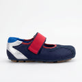 The Dual Stride Blue square-toe Mary Jane flats