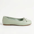 The Dual Stride Women Green Tabi Flats