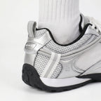 The Dual Stride Men's Grey Nomad Cyber-Mesh Sneaker