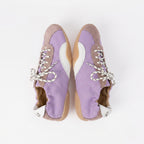 The Dual Stride Purple Casual Retro Low-Top Sneakers