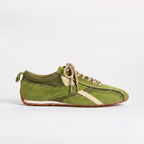The Dual Stride Women's Retro-Style Suede & Leather Sneaker