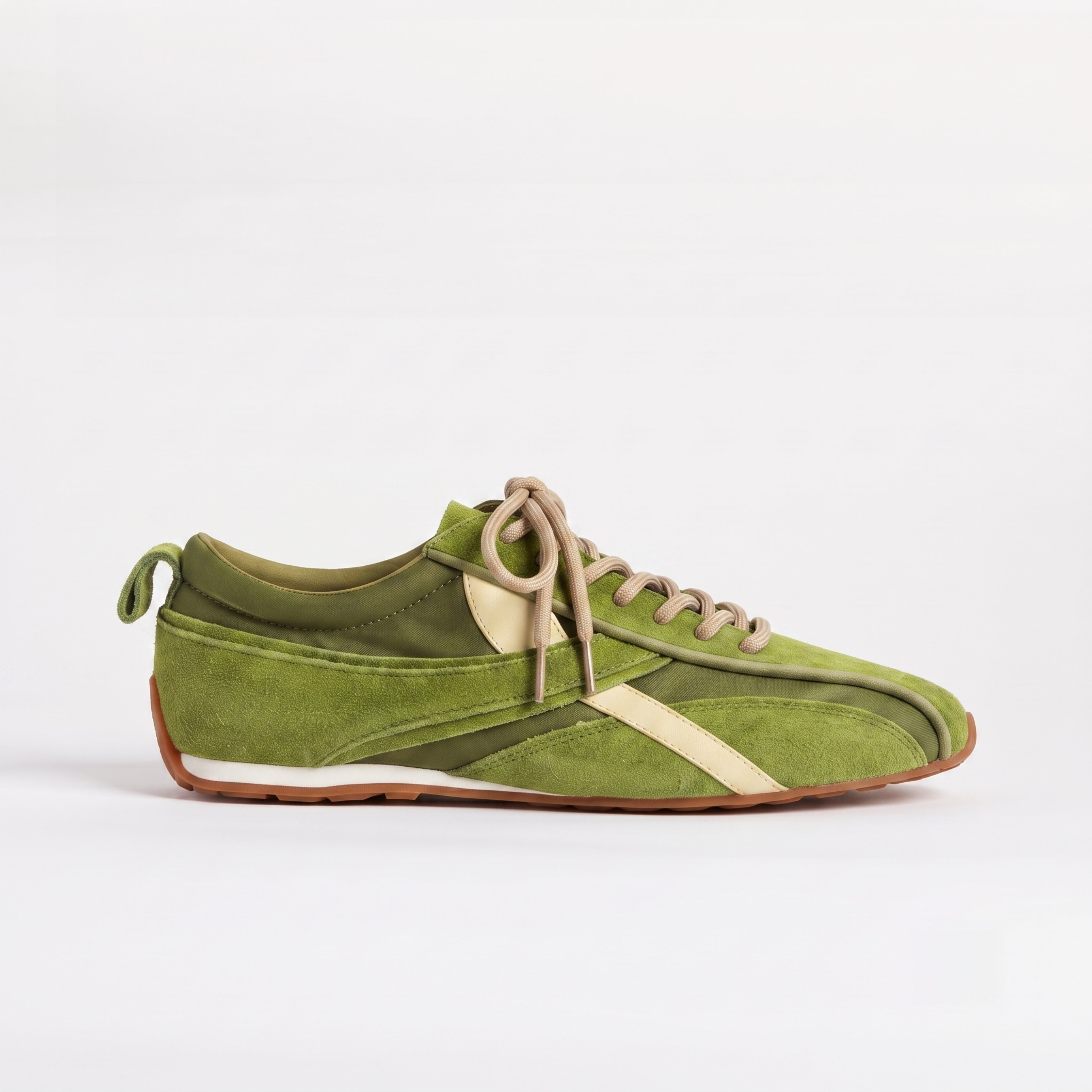 The Dual Stride Women's Retro-Style Suede & Leather Sneaker