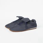 The Dual Stride Women's Navy blue Retro Genuine Leather Sneakers