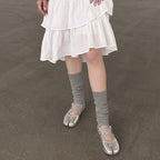 Bailarina plana Tabi Mary-Jane plateada Dual Stride