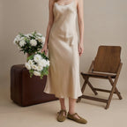 The Dual Stride Khaki Vintage Suede T-Strap Mary Jane Shoes