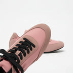 The Dual Stride Women‘s Pink Light Flat Sneakers