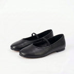 The Dual Stride Black Minimalist Ballet Mary Jane