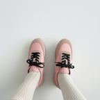 The Dual Stride Women‘s Pink Light Flat Sneakers