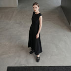 The Dual Stride Black Woven Leather Mules