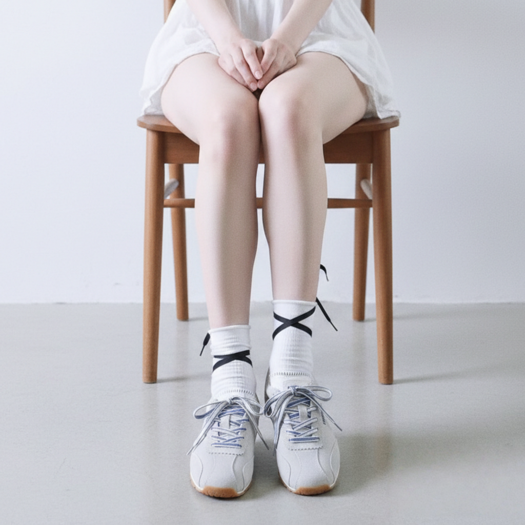 The Dual Stride Women's Casual Light Gey Sneakers