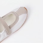 The Dual Stride White Mary Jane Sneaker Flat