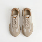 The Dual Stride Cream Urban Nomad Tech-Suede Sneakers