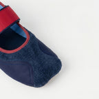 The Dual Stride Blue square-toe Mary Jane flats