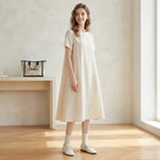 The Dual Stride Women's Cream Minimalist Double-Strap Shoes