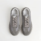The Dual Stride Grey Urban Nomad Tech-Suede Sneakers