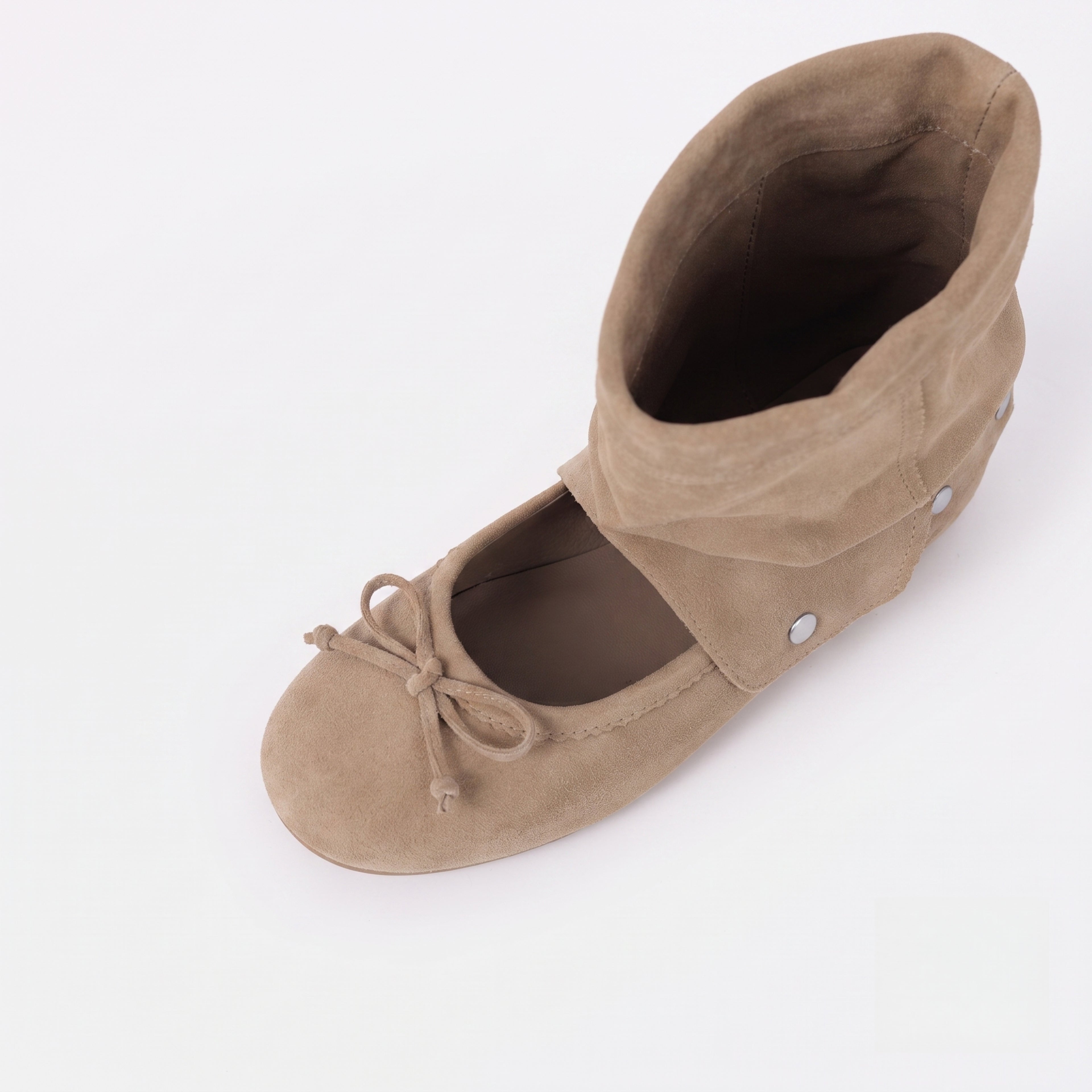 The Dual Stride Convertible Suede Ankle Boots