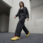 Las zapatillas deportivas casuales amarillas Dual Stride para mujer
