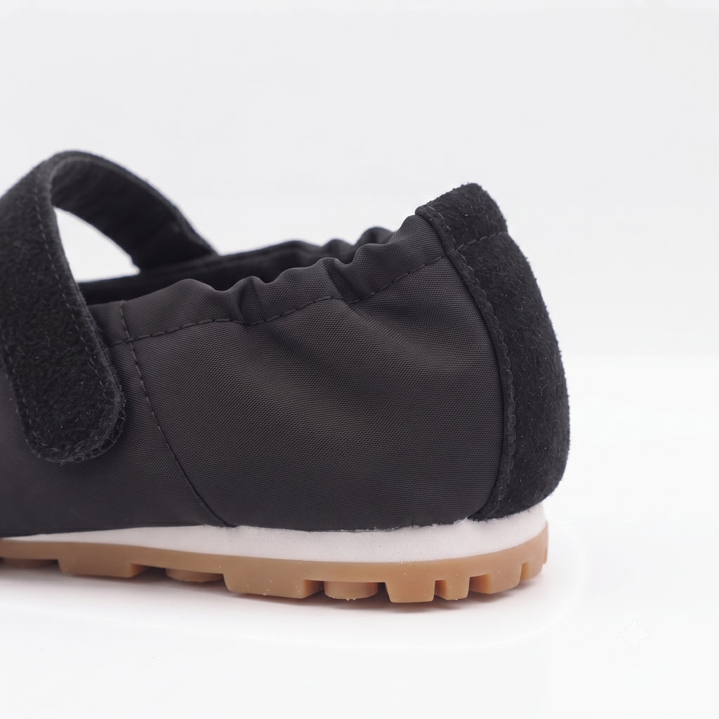 The Dual Stride Black Mary Jane Sneaker Flat