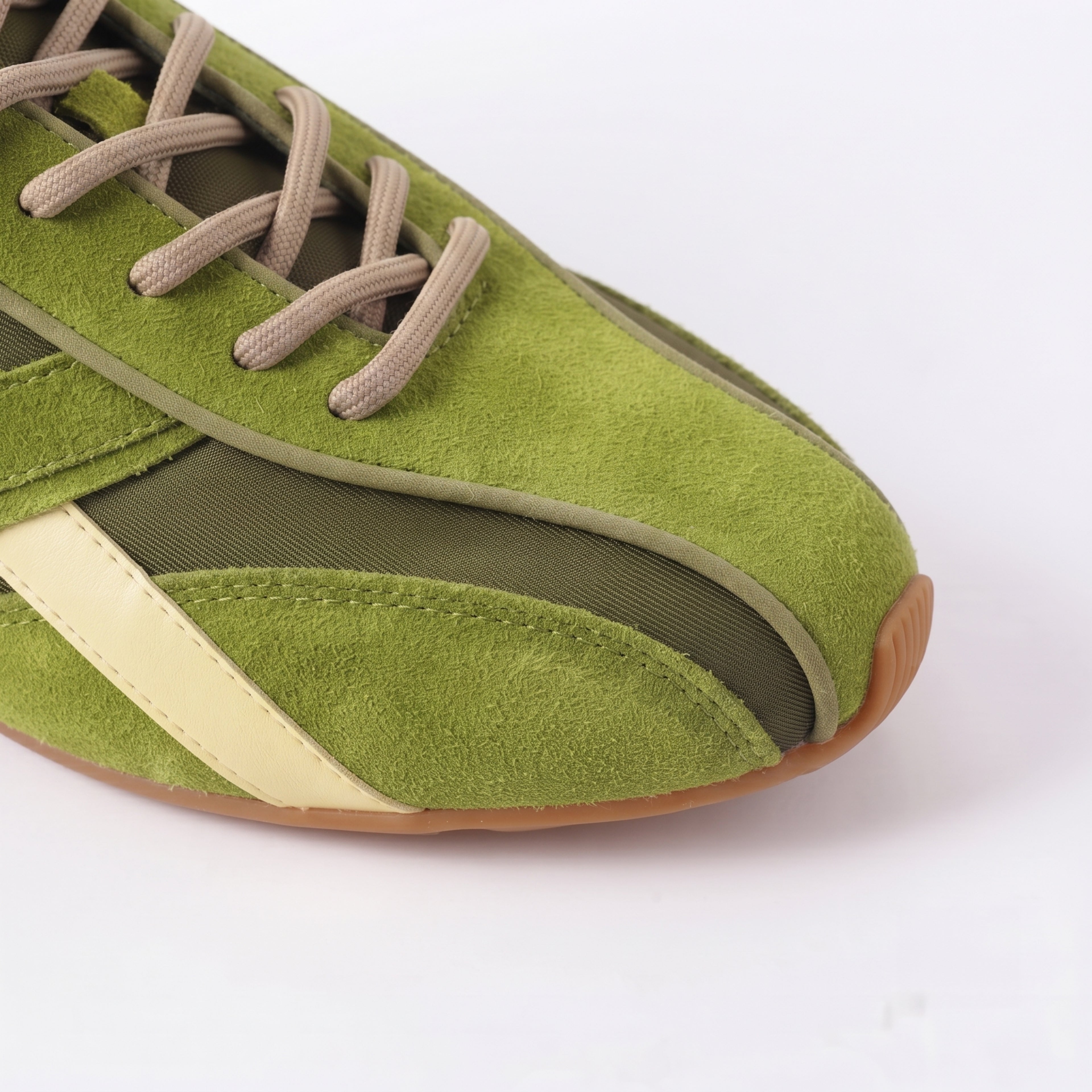 The Dual Stride Women's Retro-Style Suede & Leather Sneaker
