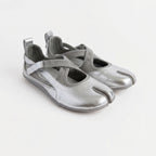 Bailarina plana Tabi Mary-Jane plateada Dual Stride