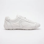 The Dual Stride Women‘s  Retro  White Trainer