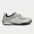 The Dual Stride Men's Grey Nomad Cyber-Mesh Sneaker