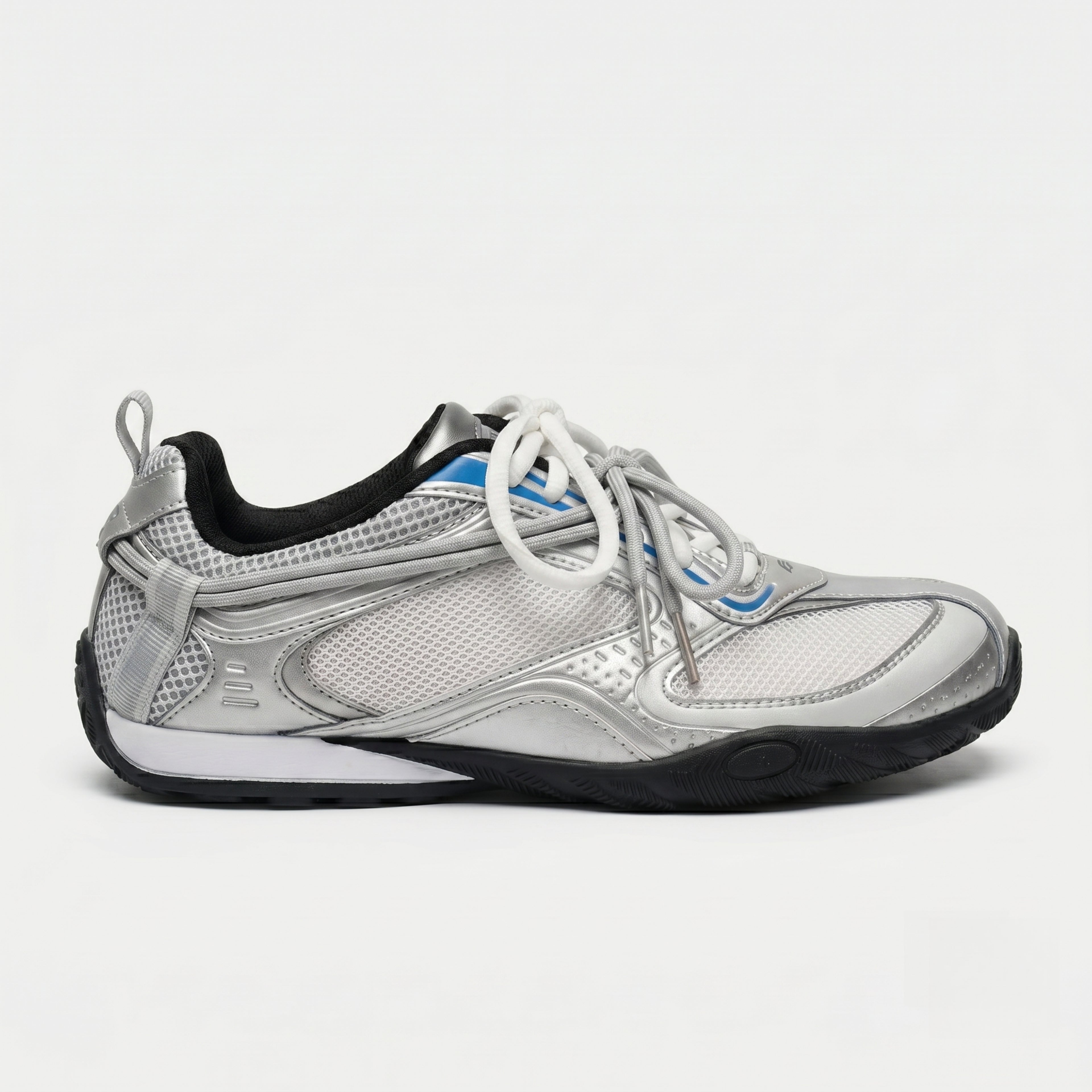 The Dual Stride Men's Grey Nomad Cyber-Mesh Sneaker