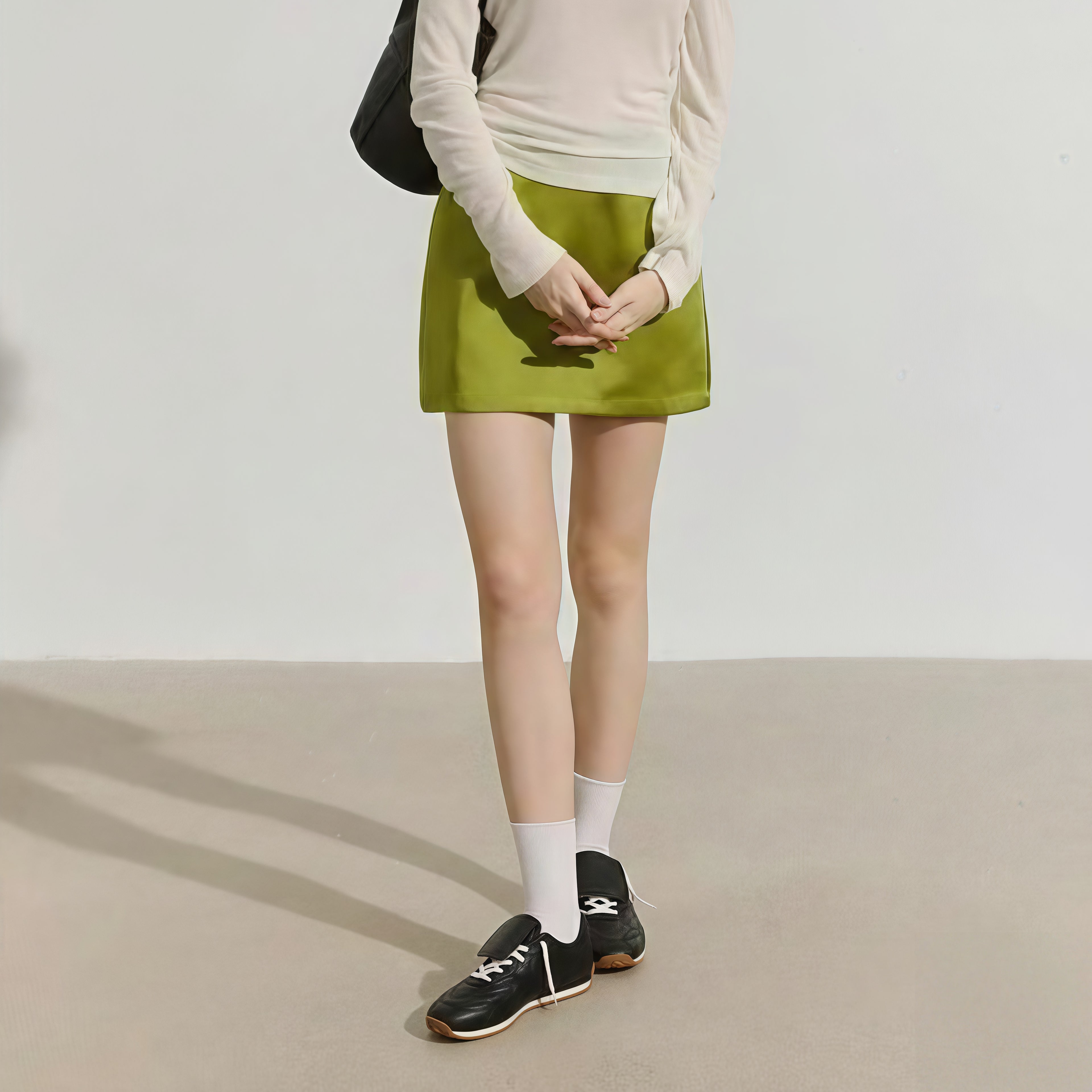 The Dual Stride Women's Casual Genuine leather Sneakers