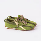 The Dual Stride Women's Retro-Style Suede & Leather Sneaker
