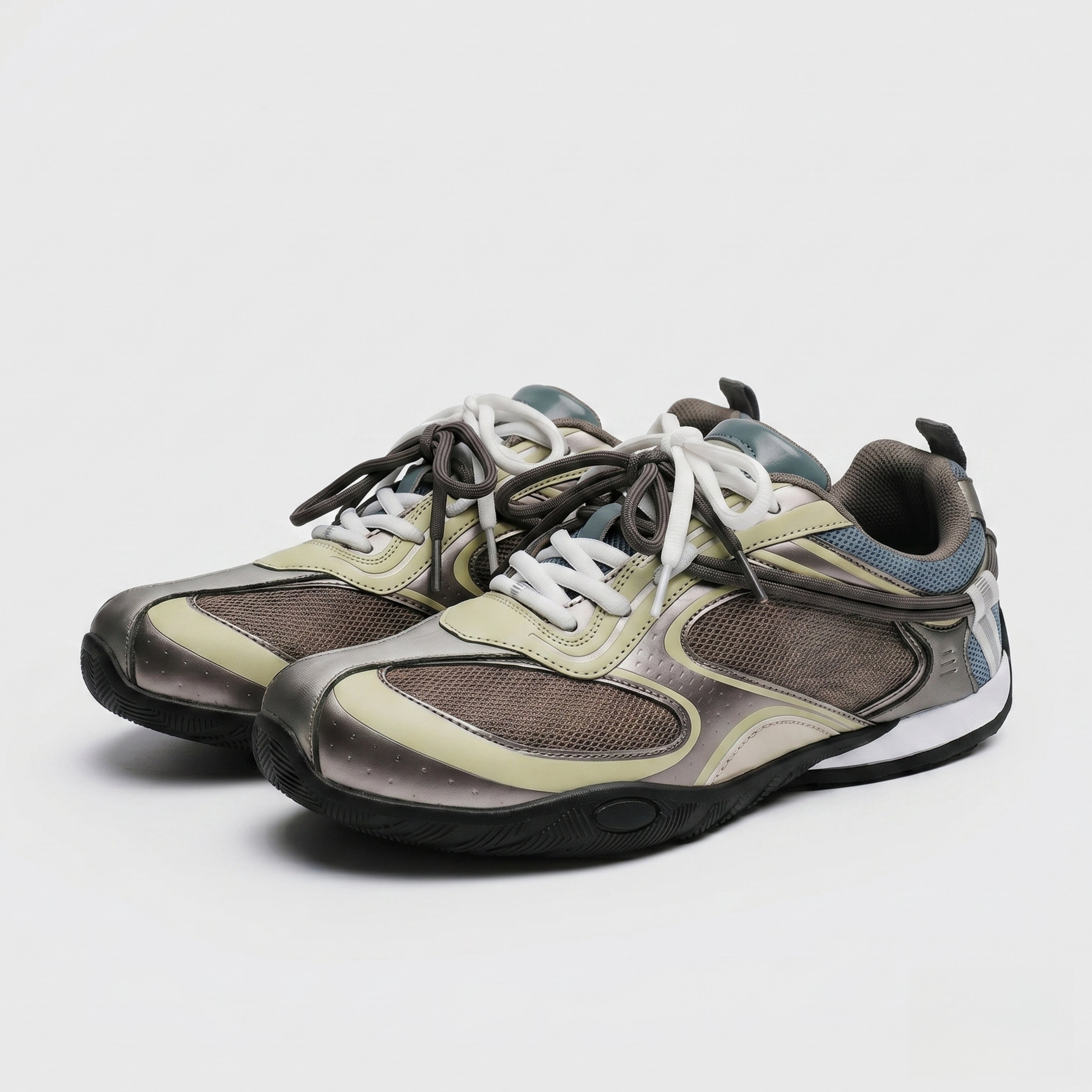 The Dual Stride Men's Nomad Cyber-Mesh Sneaker