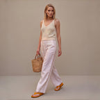 The Dual Stride Deep Yellow Premium Suede Thong Sandals