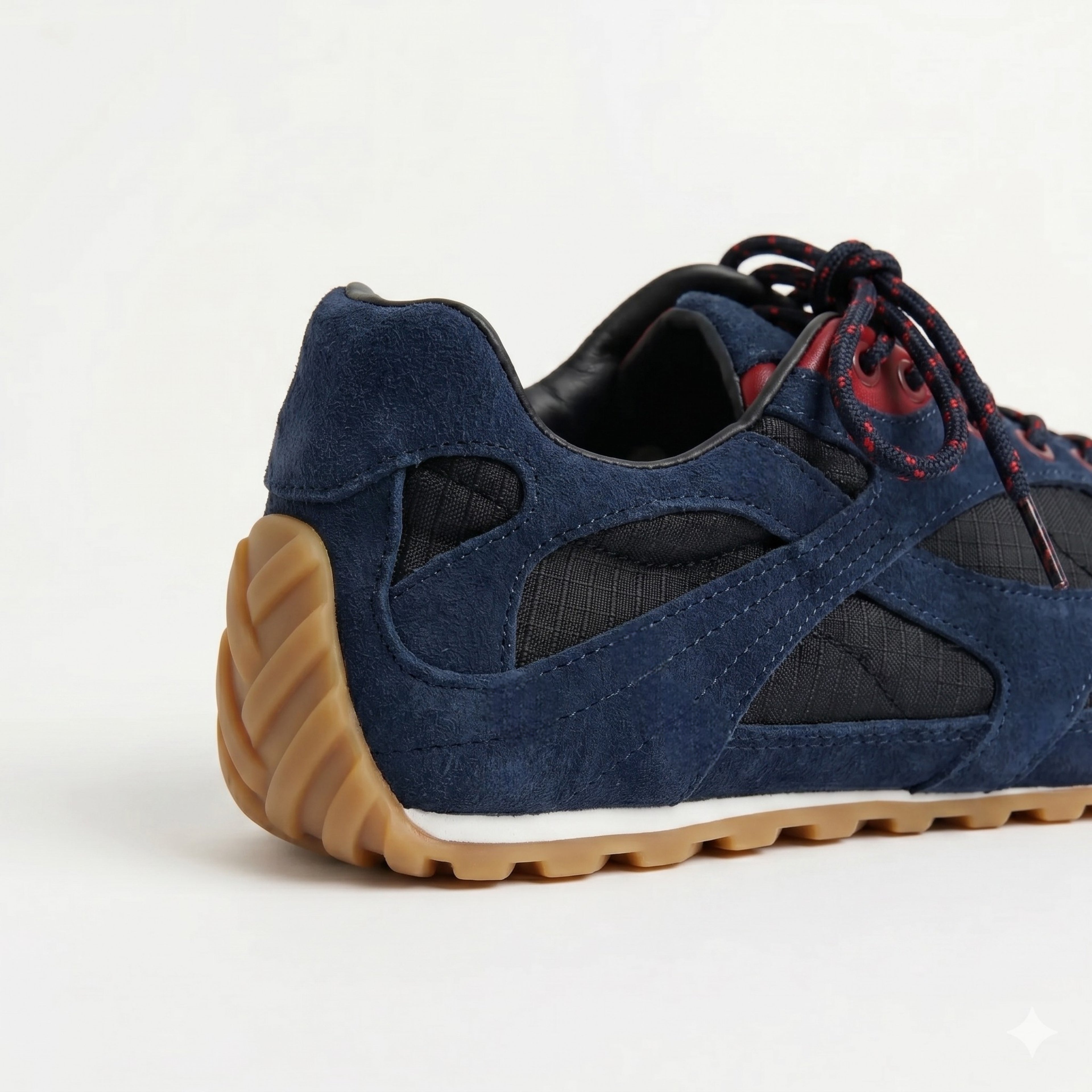 The Dual Stride Women's Dark Blue Casual Sneakers