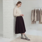 The Dual Stride Sliver Satin Mary Jane Ballet Flats