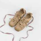 The Dual Stride Women's Gold Ballet Satin Shoes