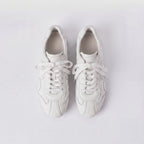 The Dual Stride Women‘s  Retro  White Trainer