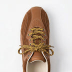 The Dual Stride Women's Retro Dark Brown Casual Sneakers