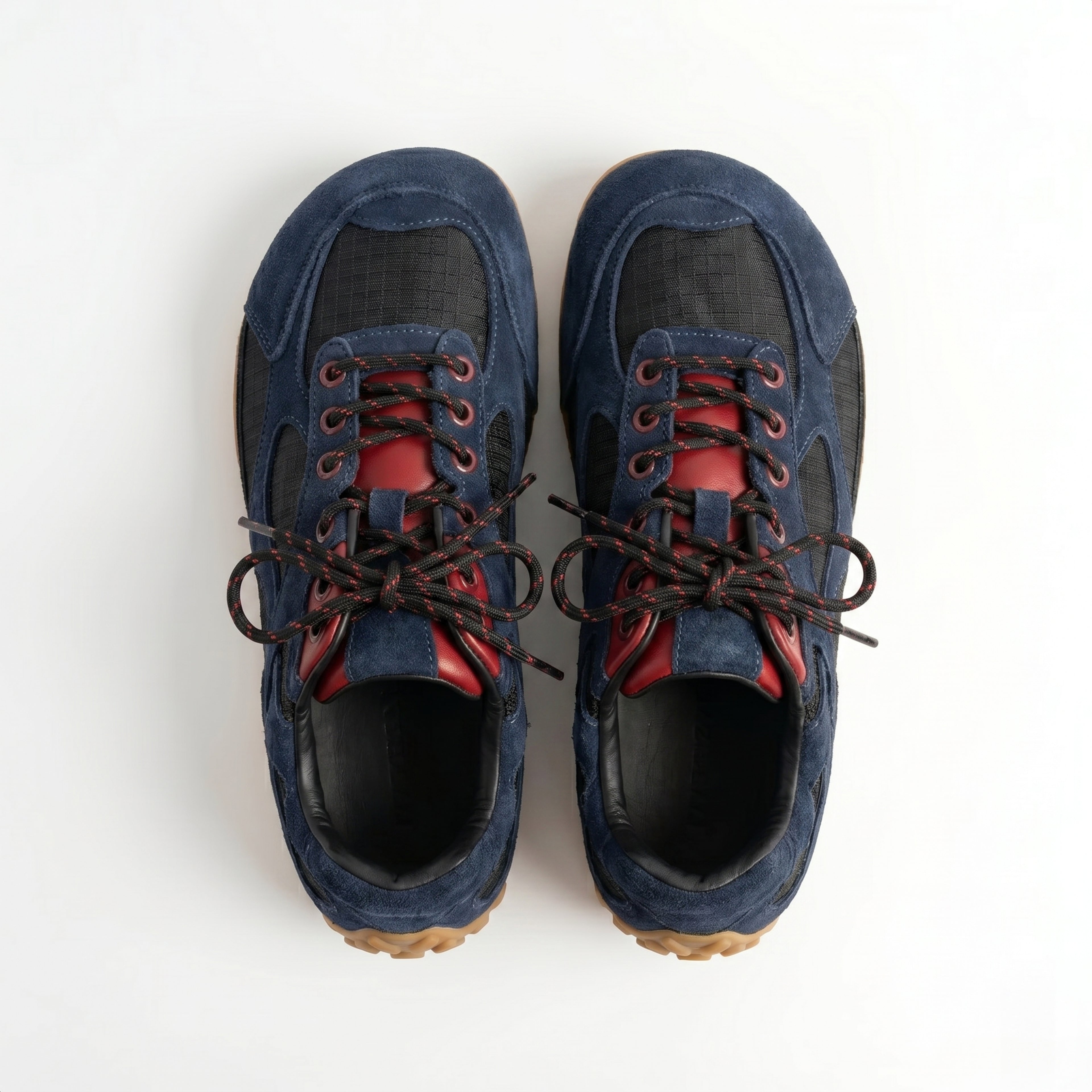 The Dual Stride Women's Dark Blue Casual Sneakers