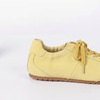 The Dual Stride Retro Light Yellow Suede Casual Sneakers