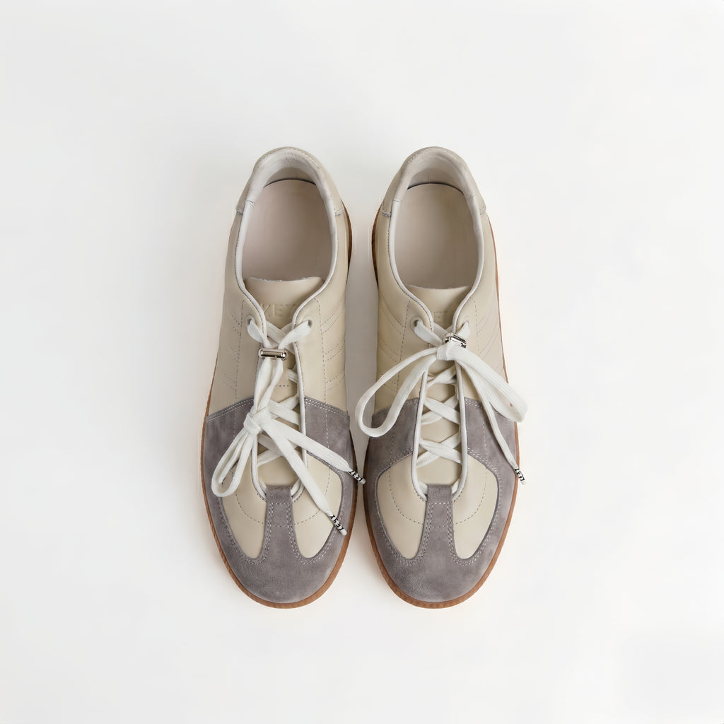 The Dual Stride Men's Mixed-Media Heritage Trainer