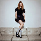 The Dual Stride Black Tabi Mary-Jane Ballet Flat